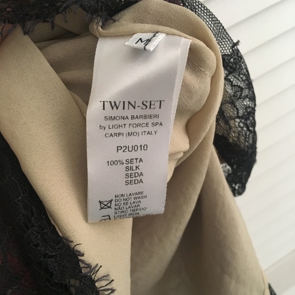 Twin-Set Simona Barbieri silk chiffon mini dress - Picture 3 of 5